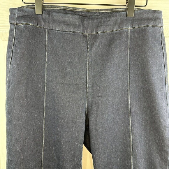 Soft Surroundings Women’s Sz M Lean Line Stretch Waist Comfy Stirrup Jeggings - Picture 2 of 9